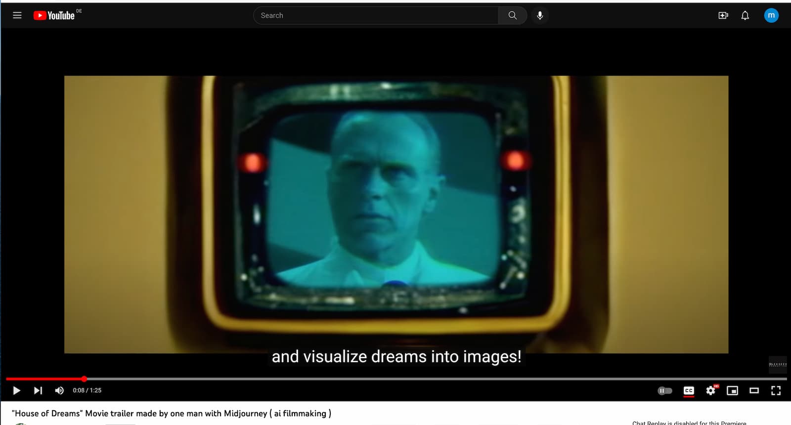 AI supporting the generation of contents, such as videos
