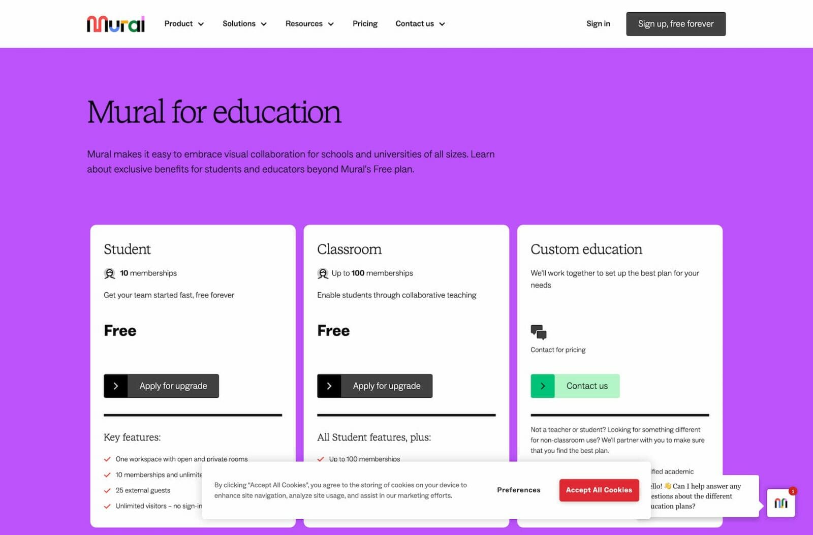 Mural educational discounts