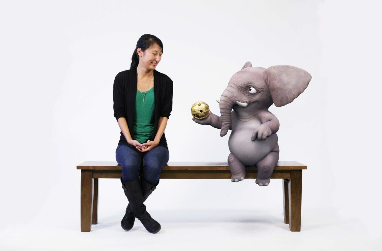 Picture from Disney Research – the magic bench